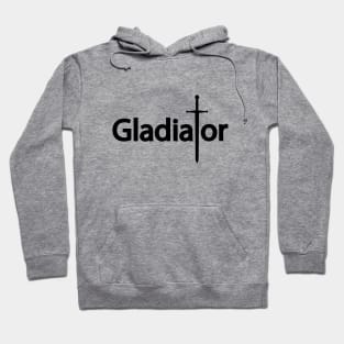 Gladiator text design Hoodie